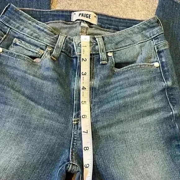 PAIGE Hoxton Crop in Madera, Size 25. - Picture 8 of 12